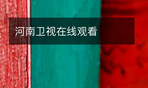 河南衛(wèi)視在線觀看