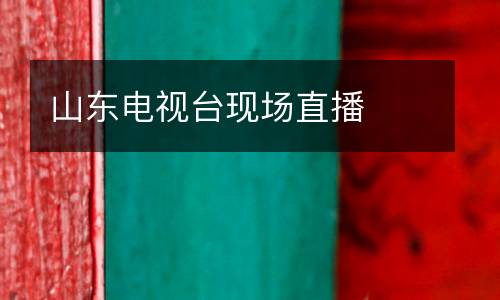 山東電視臺現(xiàn)場直播