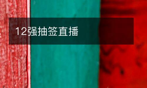 12強抽簽直播