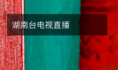 湖南臺(tái)電視直播
